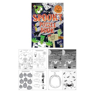 HALLOWEEN PUZZLE BOOK (48st.)
