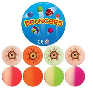 MIX BALL BEADS WITH EYES, Ø3.3 CM (100 pcs.)