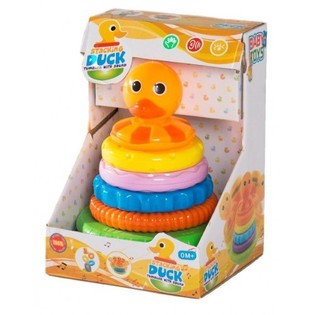 STEERING RINGS TOWN PLAYER SET WITH SOUND, MODEL DUCK, For children from 0 months (6pcs)