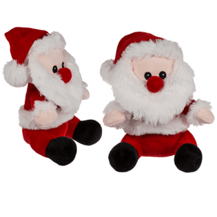 PLUCHE SANTA, 20 Cm. High (12st.)