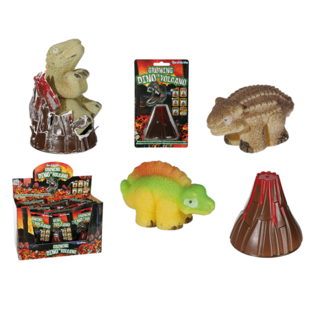 GROWING DINOSAUR IN VOLCANO (12pcs)