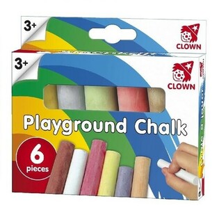 6-PART LARGE SIDEWALK Crayon Set (12pcs)