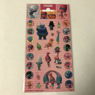 STICKERVEL: TROLLS, Dim. 20 x 10 cm. (10pcs)