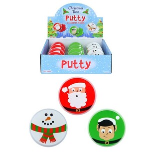 CHRISTMAS SLIME PUTTY IN DISPLAY (12pcs)