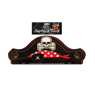 CAPTAIN JACKET PIRATE HAT. (1 bag of 6)