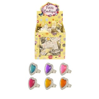 Children's Heart Rings in Display (240 pcs.)