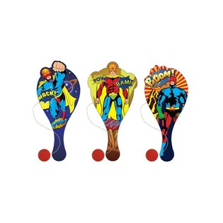 SUPER HERO PADDLE BAT GAME (24 pcs.)