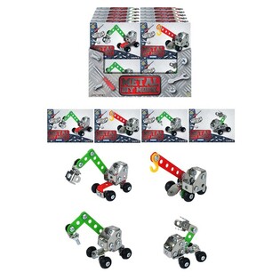 BUILD YOUR OWN METAL CONSTRUCTION VEHICLE – IN DISPLAY (24 pcs)