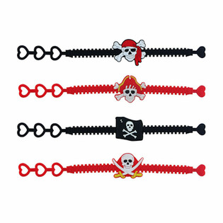 PIRATES CHILD SILICONE BRACELETS (100 pcs.)