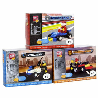 BLOCK TECH MIX BUILDING STONE VEHICLES (9 pcs.)