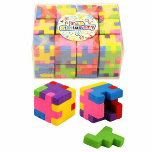 Puzzle Cube Erasers (24 pcs)