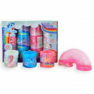 UNICORN RAINBOW SPIRAL &Oslash; 6 CM. (12st.)