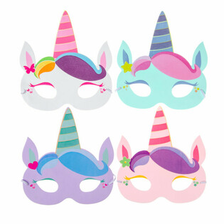 FOAM MASK MIX UNICORN / UNICORN (48pcs)
