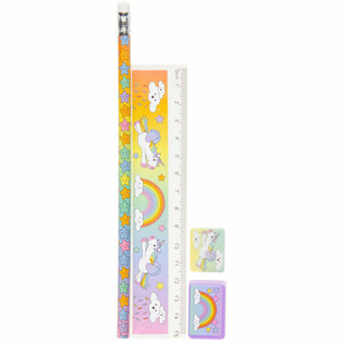 4-Piece Unicorn Drawing & Stationery Set (24 pcs)