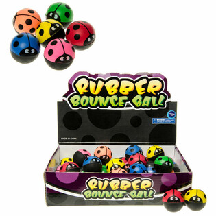 Bouncing BALL LADYBUG Ø 3.2 Cm. IN DISPLAY (48pcs)