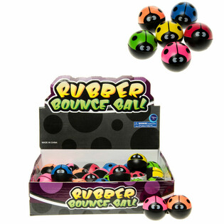 Bouncing BALL LADYBUG Ø 3.6 Cm. IN DISPLAY (30pcs)
