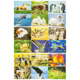 MIX SMALL ANIMAL PUZZLES (72pcs)