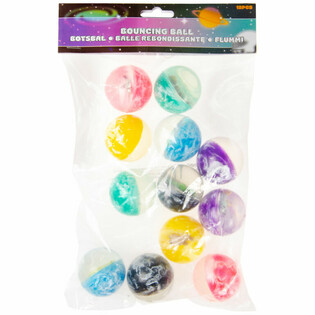 Bouncing Balls SPACE / SPACE Ø 4.5 Cm. (12pcs)
