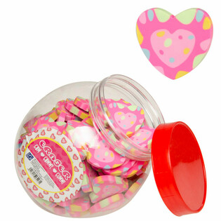 GUM HEART IN JAR (100 pcs.)