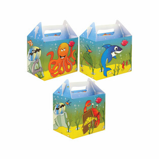 MENUBOX - SEA LIFE - 14 x 9.5 x 18 Cm (24 pcs.)