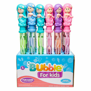 LARGE MERMAID / MERMAID BUBBLE ROD 38 Cm. IN DISPLAY (24pcs)