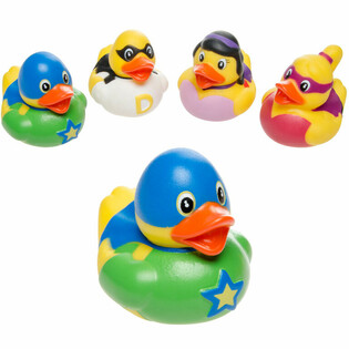 MIX BAD DUCKS SUPER HERO (IN) - 5x5 Cm. (4pcs)