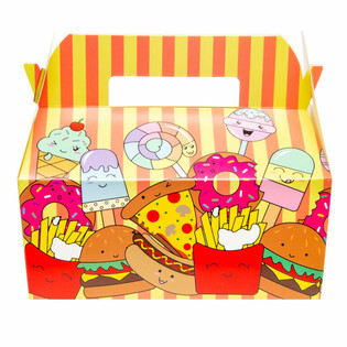 Fast Food Menu Boxes - 22.5 x 12 x 9.5 cm (24 pcs)