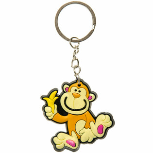 Monkey & Banana Keychains (48 pcs)
