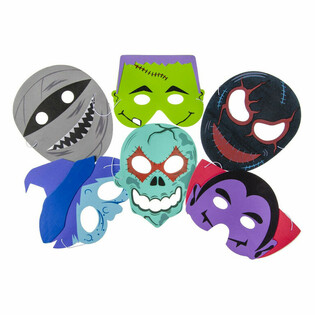Mixed Scary Foam Masks (60 pcs)