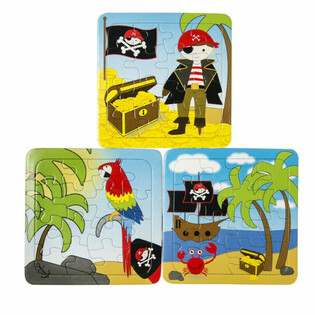 Mixed Pirate Puzzles - 14 x 14 cm (50 pcs)