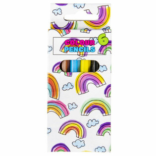 6-Piece Coloured Pencil Set - Rainbow (24 pcs.)