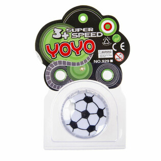 Football Yo-Yo on Card (12 Pcs)