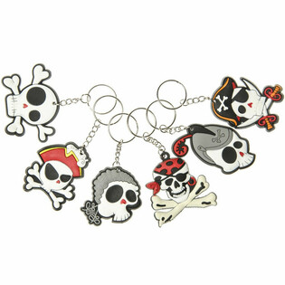 MIXED PIRATE KEYCHAINS (48 pcs.)