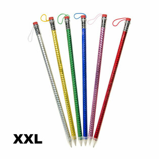 Mega Giant JUMBO Glitter Pencil (12 pcs)