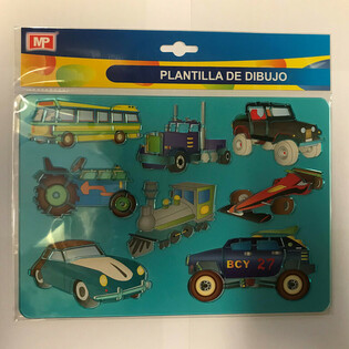 Drawing Stencils – Cars & Vehicles (12 pcs)