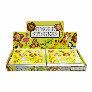 FUN STICKERS – MODEL: JUNGLE ANIMALS (120 pcs)