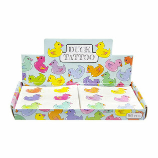 Fun Duck Temporary Tattoos (96 Sheets Display)