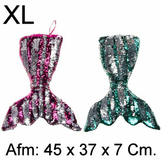 XL PLUSH MERMAID TAIL – CUSHION – 45 CM – MIXED COLOURS (4 pcs.)