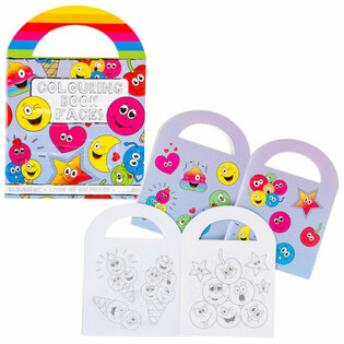 Small Smiley Coloring Books with Stickers (48 pcs.)