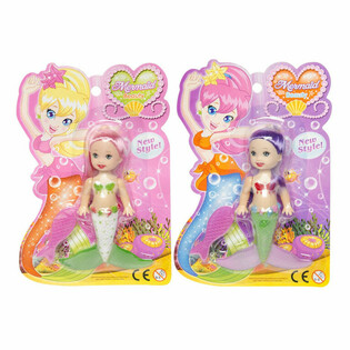 Mermaid Doll on Card (12 pcs.)
