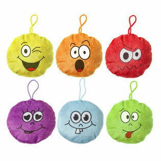 Plush Smiley Faces - Mix (24 pcs)
