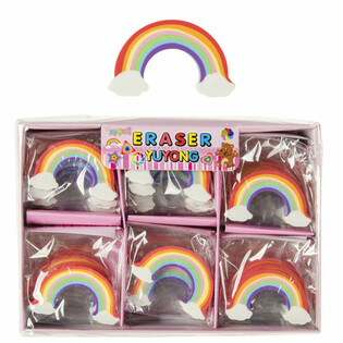 Rainbow Erasers in Display (36 pcs.)