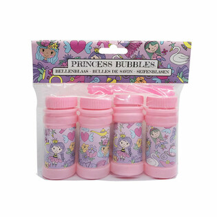 Princess Bubble Blower 50ml (4-pack)