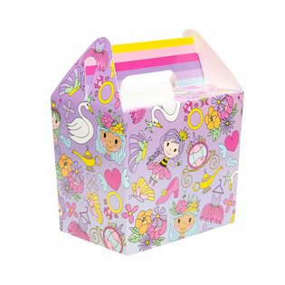 Princess Menu Box / Treat Box 14x10x17 cm (12 pcs.)