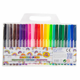 24-Piece Large Felt-Tip Pen Set (Pack of 12)