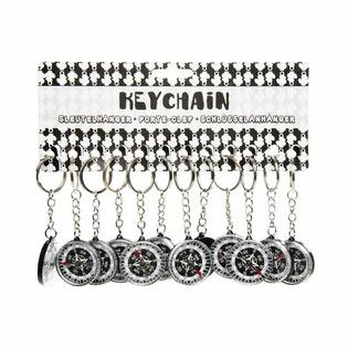 Compass Keyrings (48 pcs)