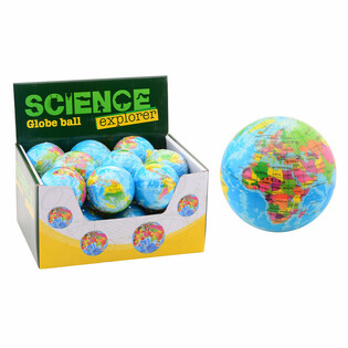 SCIENCE EXPLORER - Foam Globe Ball Ø6 cm (18 pcs in display)
