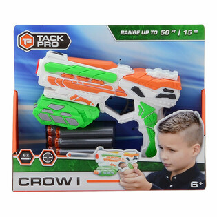 Tack Pro Crow I Blaster with 6 Soft Darts