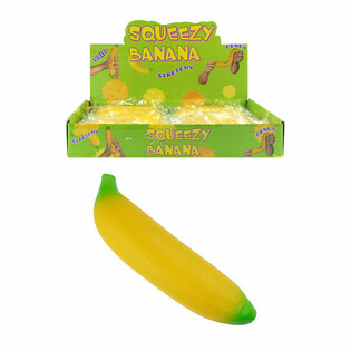 Squeeze Banana - 18 cm (Display of 12 pcs)
