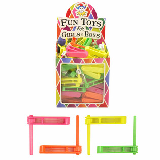 Small Rattles in Display - Neon Mix (108 pcs)